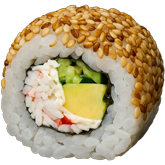 Каліфорнія з крабом у кунжуті заказать суши min Budusushi Каліфорнія з крабом у кунжуті заказать суши min