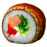 Гарячий рол Гарячий Самурай заказать суши min Budusushi Гарячий рол Гарячий Самурай заказать суши min