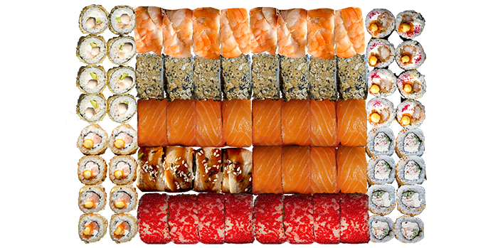Суши Марафон 2кг заказать суши Киев Budusushi Суши Марафон 2кг заказать суши