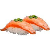 Суші Запечений лосось, 2 шт заказать суши min Budusushi Суші Запечений лосось, 2 шт заказать суши min